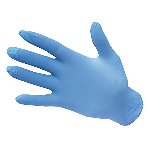 Portwest Puderfreier Nitril-Einweghandschuh, Farbe: Blau, Größe: L, A925BLUL von Portwest