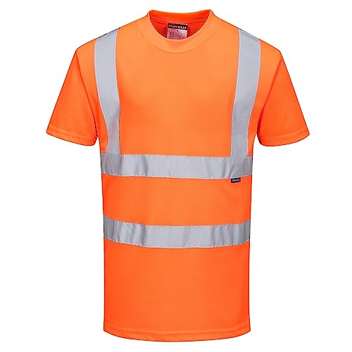 Portwest RT23 Hochsichtbares Bahn-T-Shirt Orange, L von Portwest