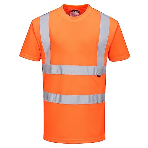 Portwest RT23 Hochsichtbares Bahn-T-Shirt Orange, XXL von Portwest