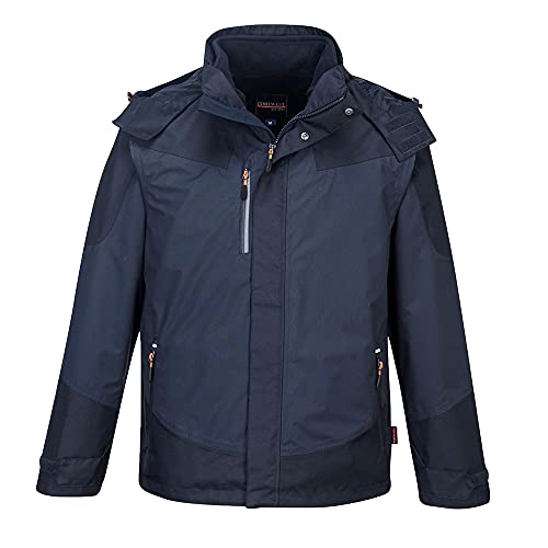 Portwest - Radial 3 in 1 Waterproof Workwear Jacket - Navy - M Portwest - Radial 3 in 1 Waterproof Workwear Jacket - Navy - M von Portwest