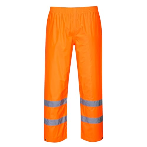 Portwest Regen Warnschutzhose, Größe: XL, Farbe: Orange, H441ORRXL von Portwest