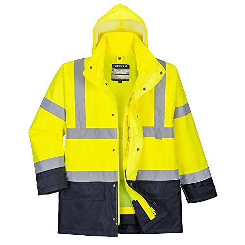 Portwest S 768 - 5EN1 Jacke Exekutive Hohe Sichtbarkeit Gr. XXX-Large, Jaune/Marine von Portwest