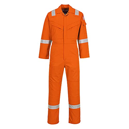 Portwest Superleichter, antistatischer Overall 210g, Größe: L, Farbe: Orange Tall, FR21ORTL von Portwest