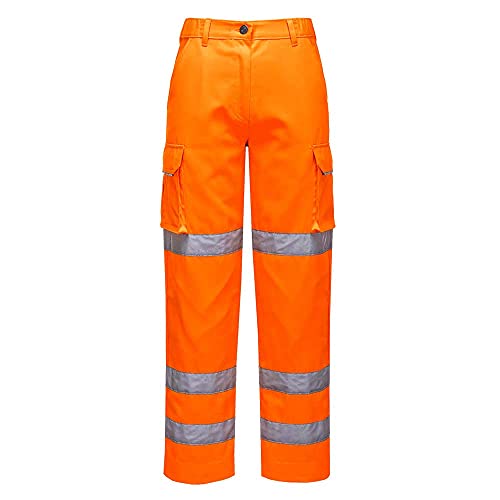 Portwest Warnschutz Damen Bundhose, Größe: S, Farbe: Orange, LW71ORRS von Portwest
