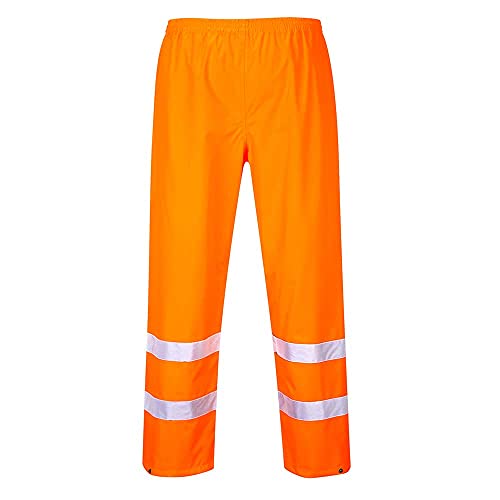 Portwest Warnschutz-Hose Traffic, Größe: M, Farbe: Orange, S480ORRM von Portwest