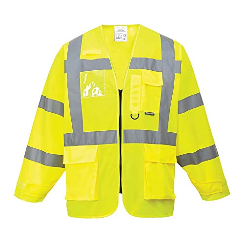 Portwest Warnschutz-Jacke Executive , Größe: L, Farbe: Gelb, S475YERL von Portwest