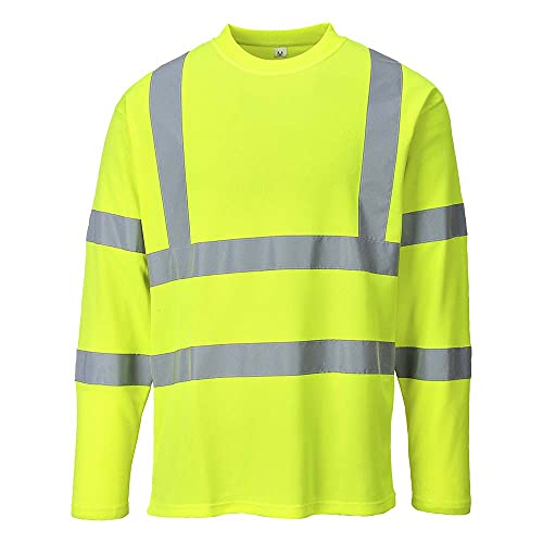 Portwest Warnschutz Langarm T-Shirt, Größe: XXXL, Farbe: Gelb, S278YERXXXL von Portwest