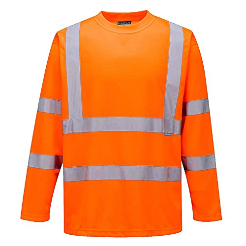 Portwest Warnschutz Langarm-T-Shirt , Größe: S, Farbe: Orange, S178ORRS von Portwest