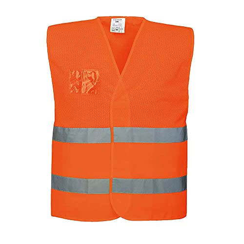 Portwest Warnschutz-Netz Weste, Größe: 4X/5X, Farbe: Orange, C494ORR4X/5X Portwest Warnschutz-Netz Weste, Größe: 4X/5X, Farbe: Orange, C494ORR4X/5X von Portwest