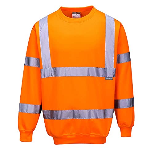 Portwest Warnschutz-Pullover, Farbe: Orange. Größe: 4XL, B303ORR4XL von Portwest