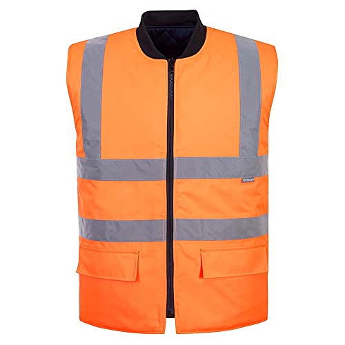 Portwest Warnschutz-Wendeweste , Größe: 4XL, Farbe: Orange, S469ORR4XL von Portwest