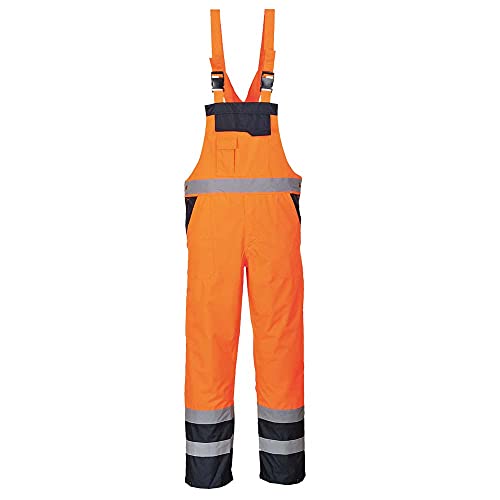 Portwest Winterlatzhose, gefüttert, Größe: XXL, Farbe: Orange, S489ORRXXL von Portwest