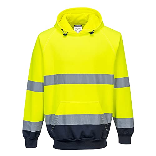Portwest Zweifarbiges Kapuzen-Sweatshirt, Größe:XL, Farbe:Gelb/Marineblau, B316YNRXL Portwest Zweifarbiges Kapuzen-Sweatshirt, Größe:XL, Farbe:Gelb/Marineblau, B316YNRXL von Portwest