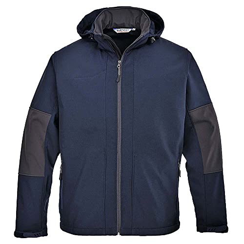 Softshell with Hood, colorNavy talla 3 XL von Portwest