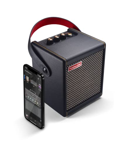 Positive Grid Spark MINI 10W tragbarer Smart-Gitarrenverstärker & Bluetooth-Lautsprecher mit App zum Gitarrenspielen zu Hause oder auf Reisen (Schwarz) von Positive Grid
