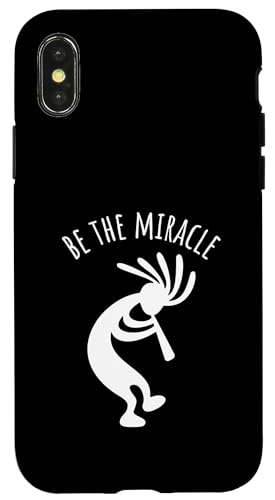 Be the Miracle Positive Message Inspirierendes Design Hülle für iPhone X/XS von Positive Inspirational and Motivational Designs