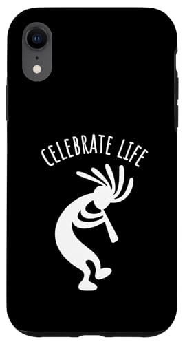 Celebrate Life Positive Message Inspirierendes Design Hülle für iPhone XR von Positive Inspirational and Motivational Designs