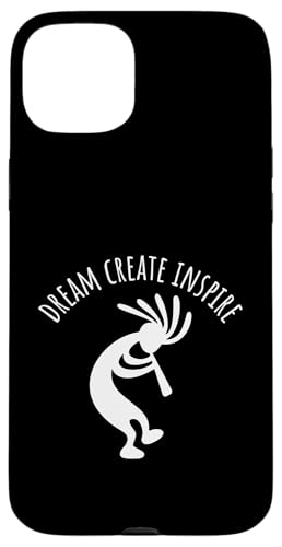 Dream Create Inspire Positive Botschaft Inspirierendes Design Hülle für iPhone 15 Plus von Positive Inspirational and Motivational Designs