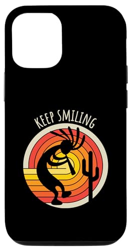 Lächeln Sie weiter, positive Botschaft, inspirierendes Design Hülle für iPhone 12/12 Pro von Positive Inspirational and Motivational Designs