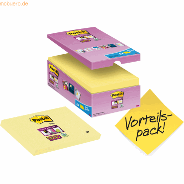 Post-it Haftnotiz Super Sticky Notes Promotion 127x76mm 90 Blatt gelb Post-it Haftnotiz Super Sticky Notes Promotion 127x76mm 90 Blatt gelb von Post-It