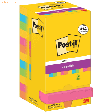 Post-it Haftnotiz Super Sticky Notes Promotion Carnival Coll. 76X76mm Post-it Haftnotiz Super Sticky Notes Promotion Carnival Coll. 76X76mm von Post-It