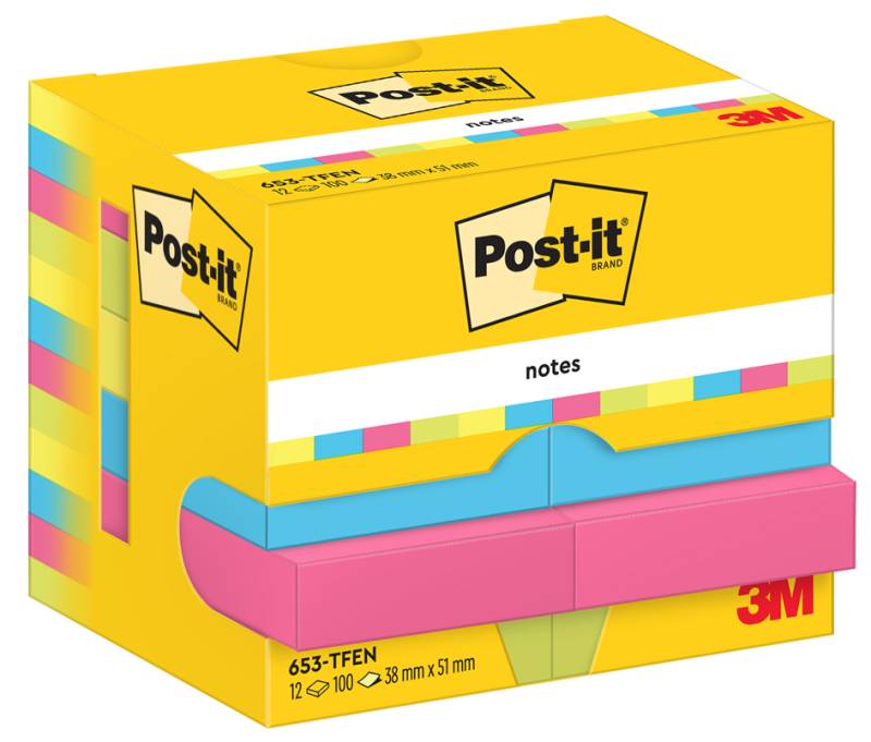 Post-it Notes Haftnotizen, 51 x 38 mm, Beachside Collection von Post-It