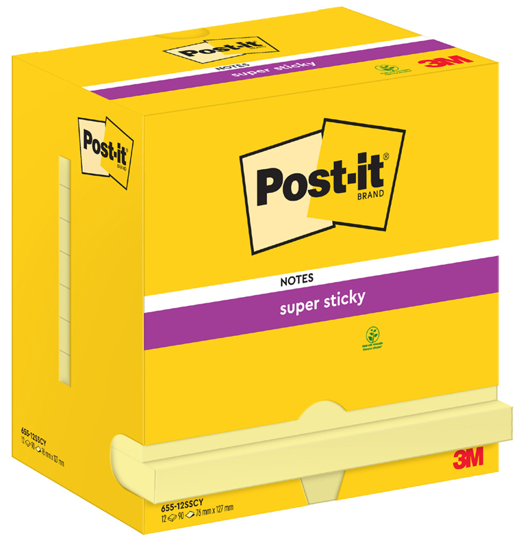 Post-it Super Sticky Notes Haftnotizen, 127 x 76 mm Post-it Super Sticky Notes Haftnotizen, 127 x 76 mm von Post-It