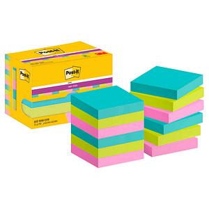 Post-it® Cosmic Haftnotizen extrastark farbsortiert 12 Blöcke von Post-it®