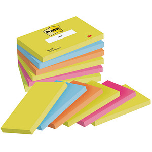 Post-it® Energetic Collection Haftnotizen Standard 655TFEN farbsortiert 6 Blöcke von Post-it®