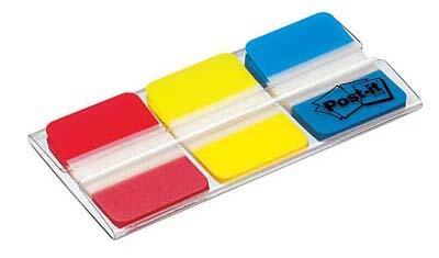 Post-it® Haftmarker 3x22 Haftmarker Index strong rot, gelb, blau von Post-it®