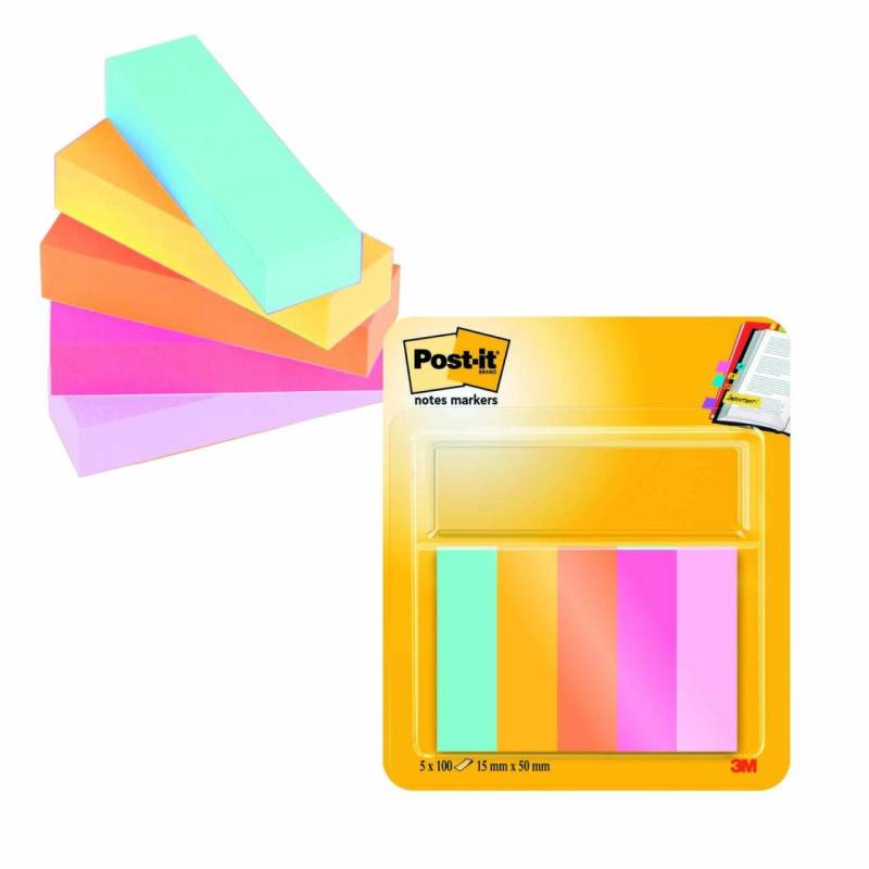 Post-it® Page Marker Beachside Haftmarker 1,5 x 5,0 cm von Post-it®