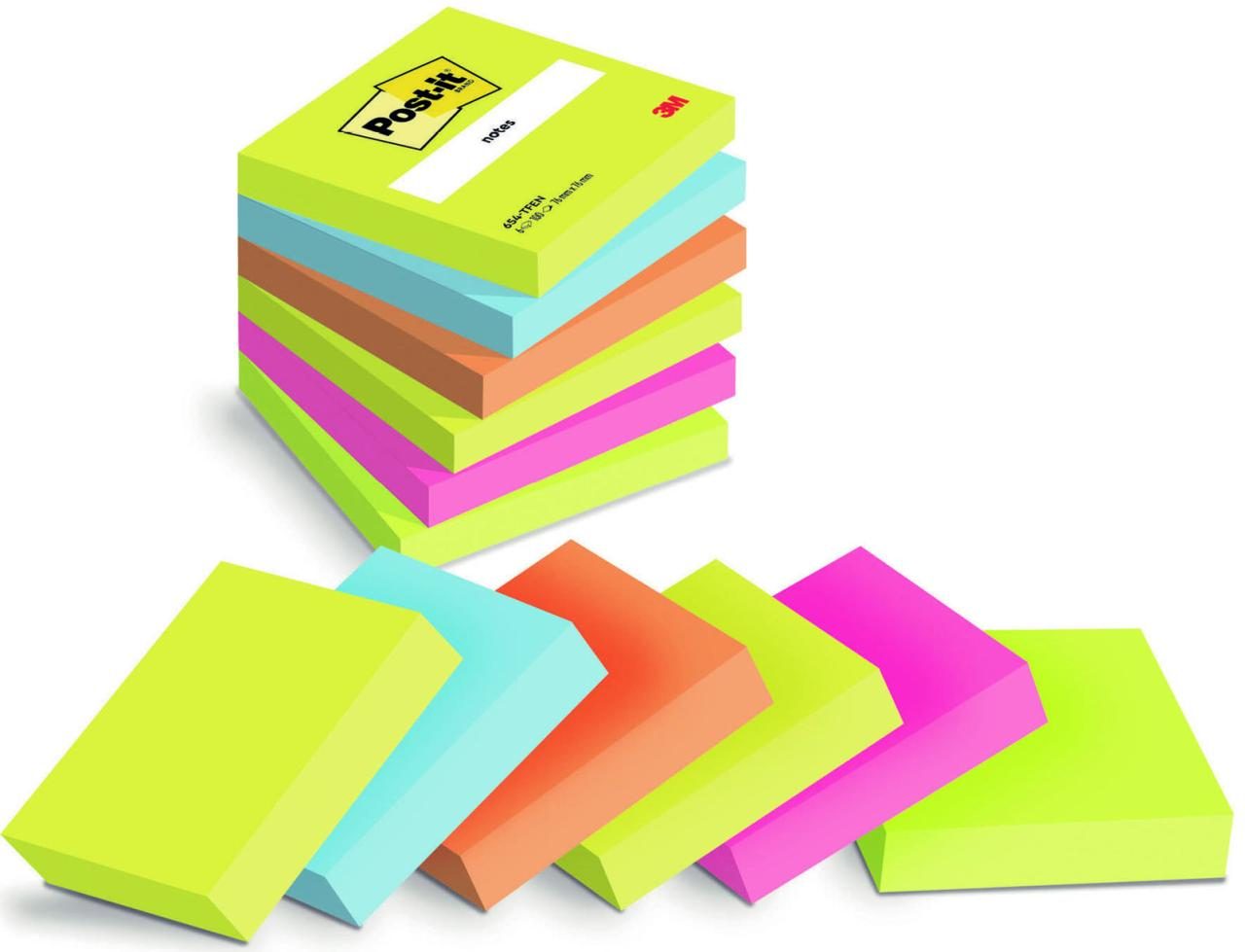Post-it® Active Collection Haftnotizen 7,6 x 7,6 cm von Post-it®