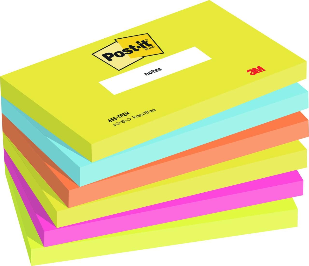 Post-it® Haftnotizen Active Collection farbsortiert von Post-it®