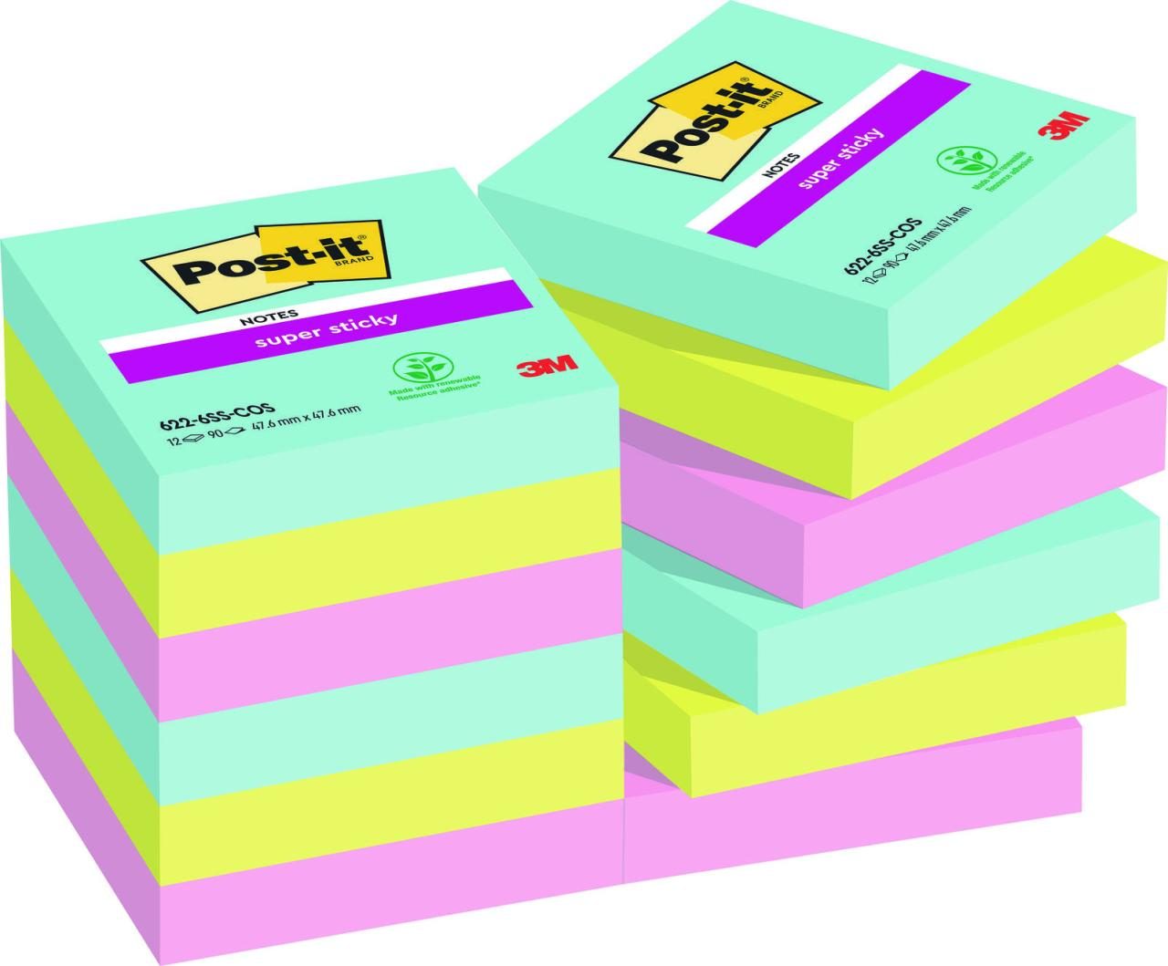 Post-it® Haftnotizen Cosmic farbsortiert von Post-it®