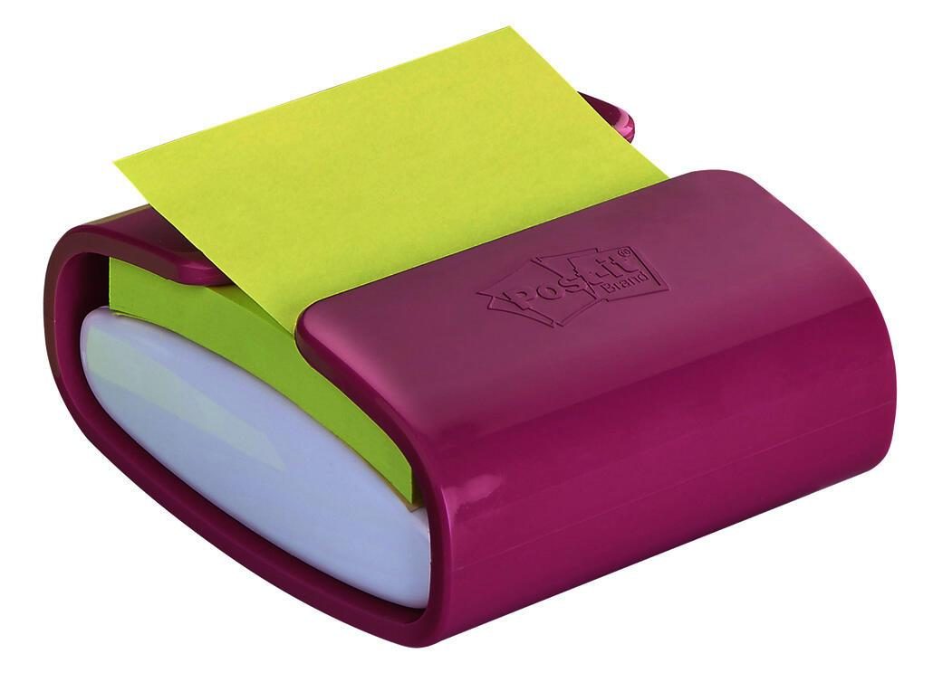 Post-it® Haftnotizen-Set Z-Notes-Spender pink+1 Blockneongrün pink von Post-it®