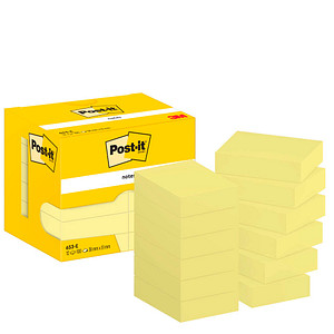 Post-it® Haftnotizen 653 gelb, 12 Blöcke von Post-it®