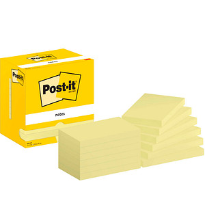 Post-it® Haftnotizen Standard 655-CY gelb 12 Blöcke von Post-it®