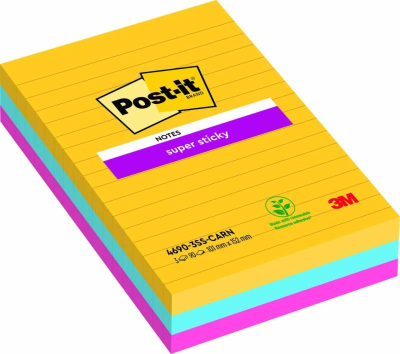Post-it® Haftnotizen 10,2 x 15,2 cm von Post-it®