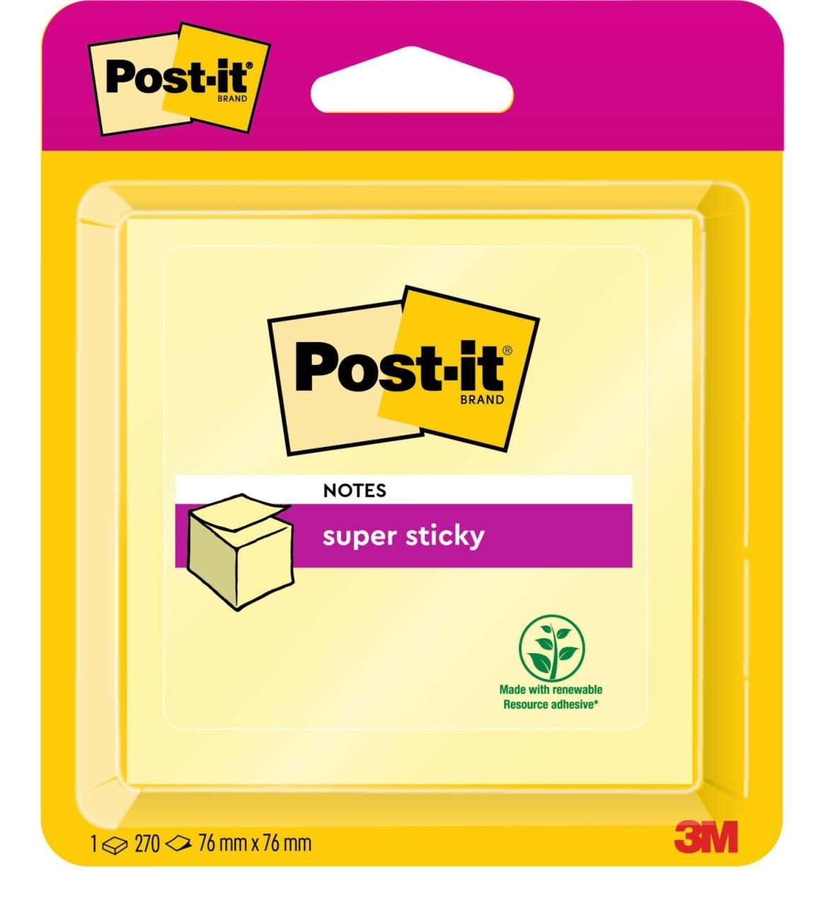 Post-it® Haftnotizen Super Sticky Gelb von Post-it®