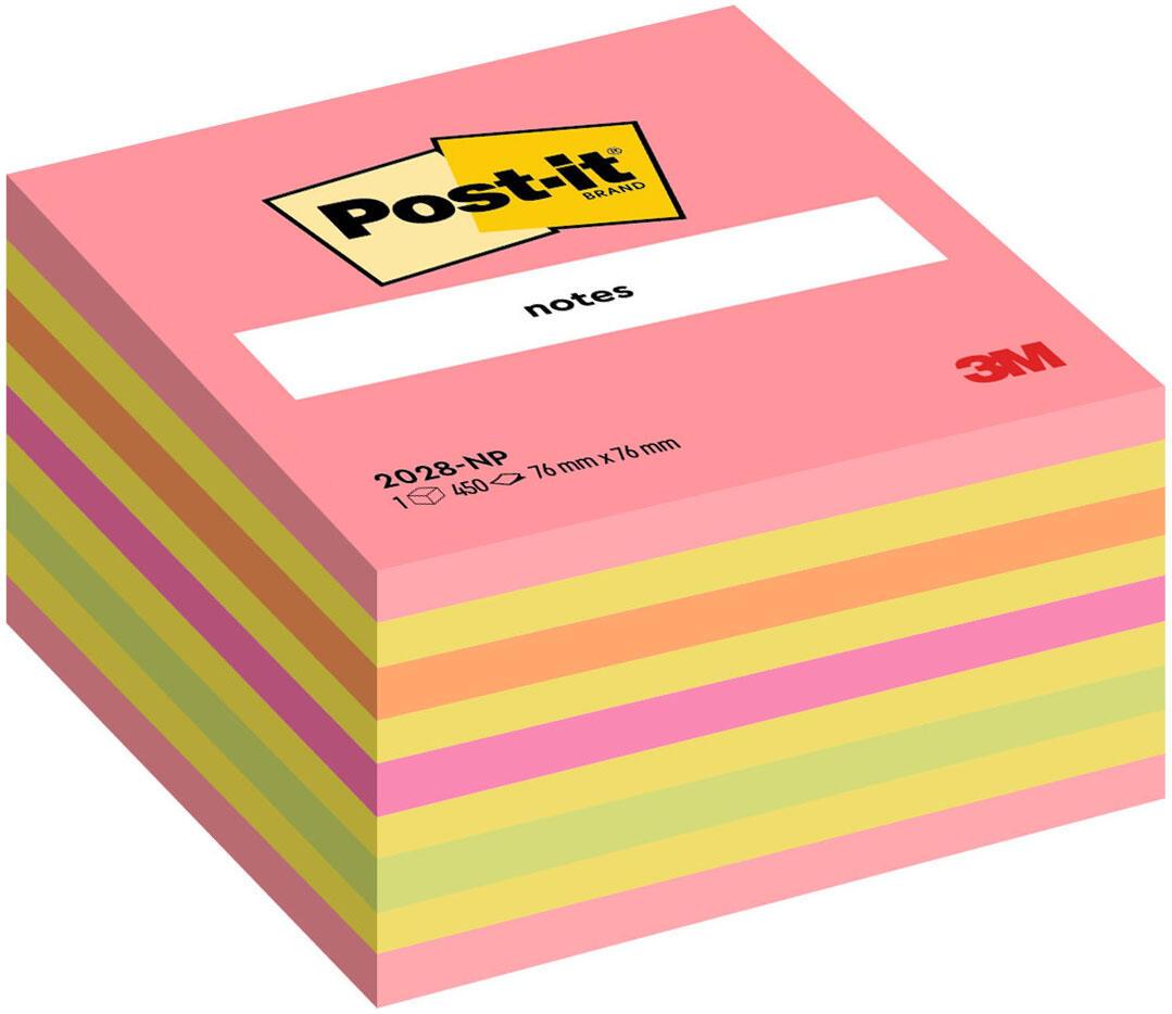 Post-it® Haftnotizen guavapink, neongelb, vitalorange, powerpink, limonengrün von Post-it®