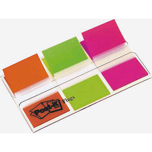 Post-it® Index Haftmarker farbsortiert 3x 20 Streifen von Post-it®