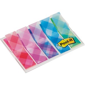 Post-it® Index Mini Haftmarker farbsortiert 5x 20 Streifen von Post-it®