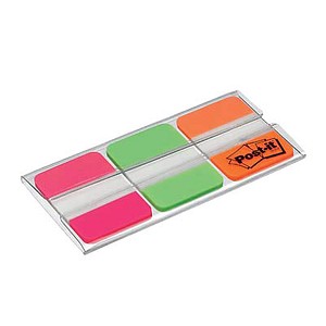Post-it® Index Strong Haftmarker farbsortiert 3x 22 Streifen von Post-it®