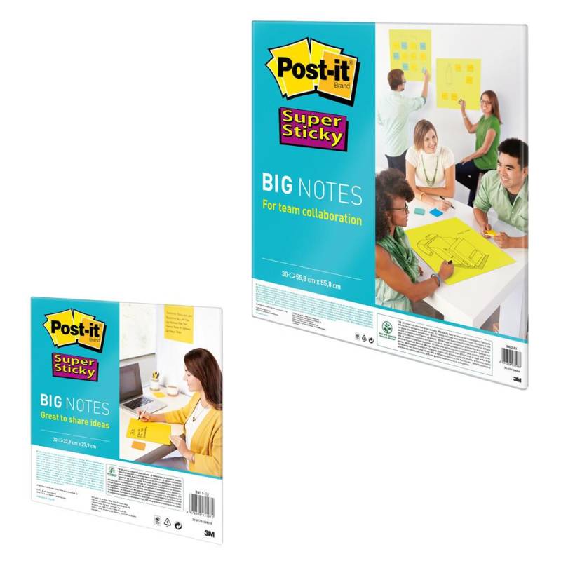 Post-it® Jumbo-Haftnotizen 27,9 x 27,9 cm von Post-it®