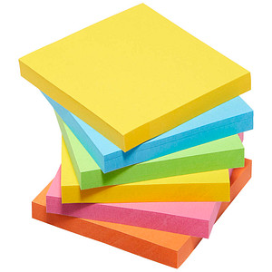Post-it® Super Sticky Carnival Haftnotizen extrastark 6546SR farbsortiert, 6 Blöcke von Post-it®