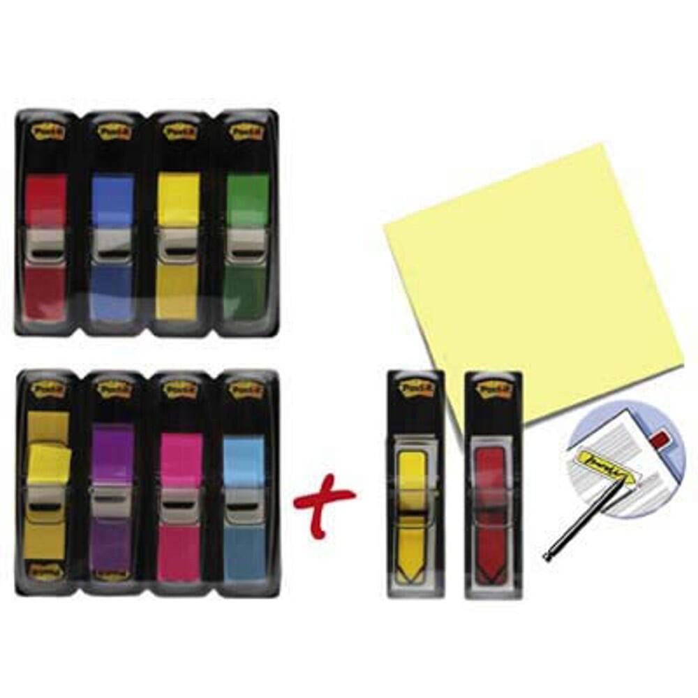 Post-it Index Mini Haftmarker 8 x 35 Streifen - farbsortiert von Post-it®