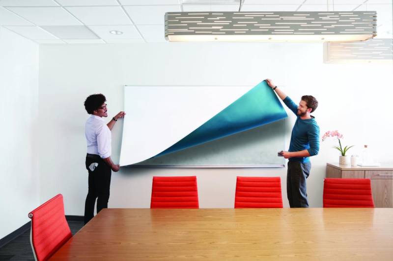 Post-it® selbstklebende Whiteboardfolie 240,0 x 120,0 cm von Post-it®