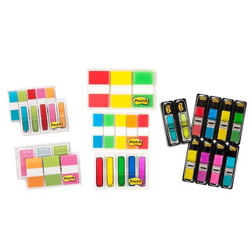 Post-it Flags and Tabs Value Pack, Ultimate Business and Study Pack, 956 Various Flags for Organization (683-AVP-SIOC) von Post-it