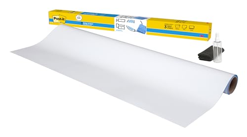 Post-it Easy Erase Whiteboard-Oberfläche, Weiß, 91.4 cm x 60.9 cm, 1 Rolle/Packung von Post-it