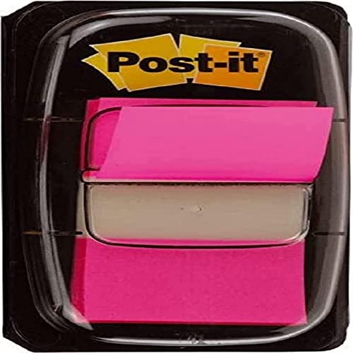 Post-it I680-21 Index 1 Spender mit 50 Haftstreifen (25,4 x 43,2 mm) pink von Post-it